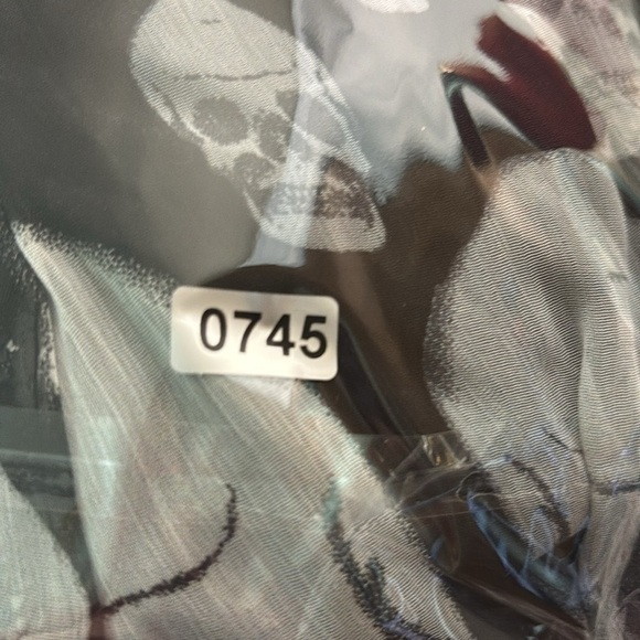 Tripp NYC Skull Grunge V Neck Black Gothic Lolita Baby Doll Dress Small - Picture 14 of 14